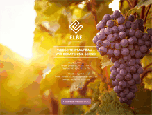 Tablet Screenshot of elbe-vinothek.at